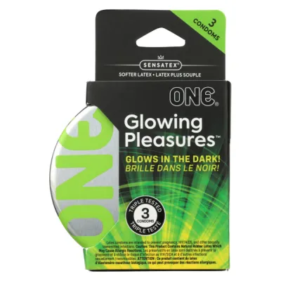 ONE Glowing Pleasure Glow in the Dark Condoms