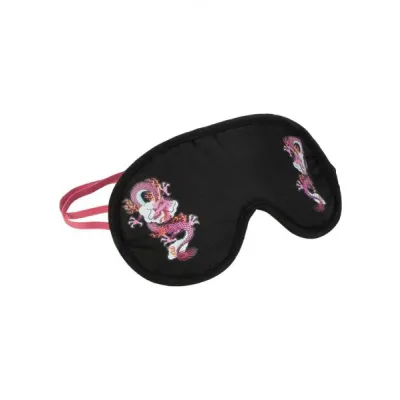 Inked Restraints Tattoo Blindfold Black