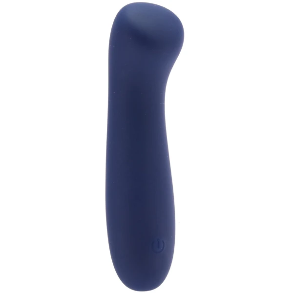 Cashmere Satin G Rechargeable Waterproof Silicone G-Spot Vibrator By CalExotics - Blue