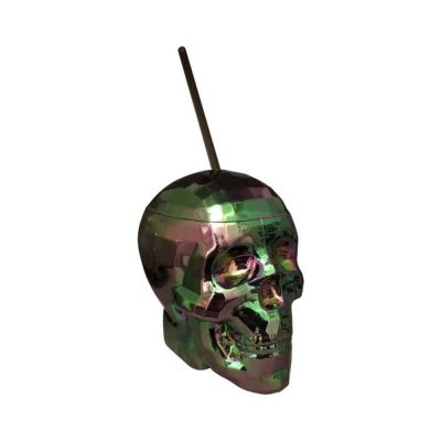 Oil Slick Skull Cup Multi Color