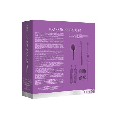 Beginners Bondage Kit Purple Adult BDSM Toys