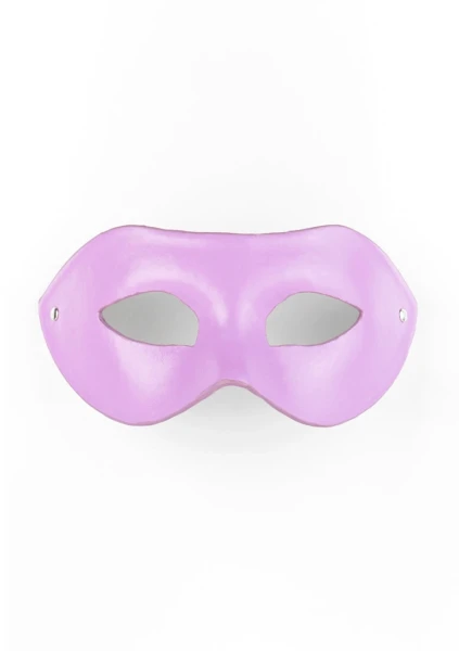 Eye Mask Pvc Imitation Leather - Purple -