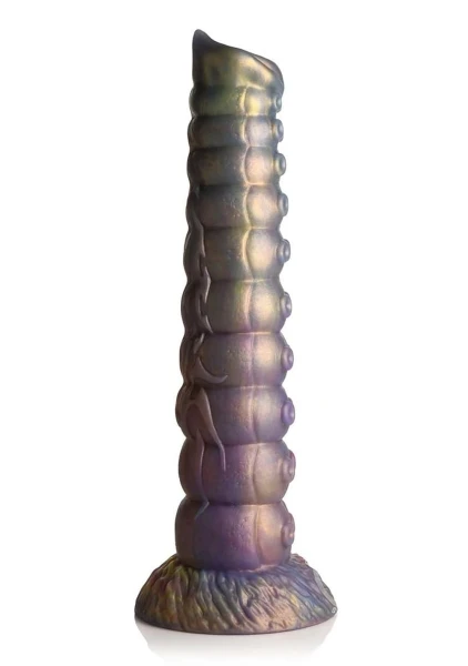 Deep Invader Tentacle 11.5" Silicone Ovipositor Dildo With Eggs By Creature Cocks