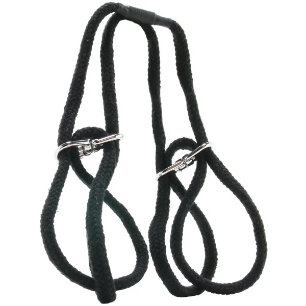Japanese Style Bondage - Cotton Wrist or Ankle  Cotton Cuffs - Black