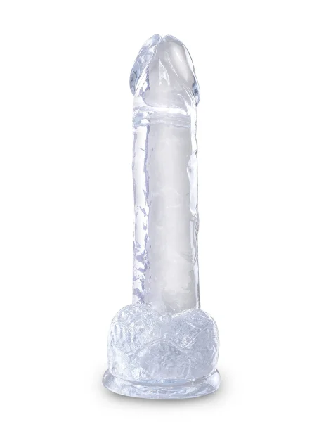 KING COCK CLEAR 7 IN. COCK WITH BALLS
