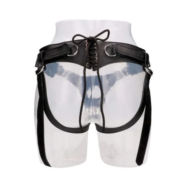 Ouch! Pain - Calf Leather Strap-on Harness — image 6 of 7