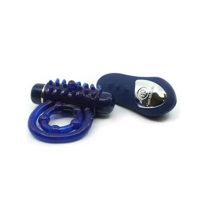 NU Sensuelle Remote Control Bullet Ring Blue