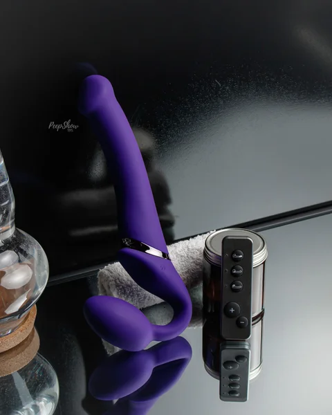 Strap-On-Me Vibrating Bendable Strap-On Dildo with Remote Control — image 23 of 25
