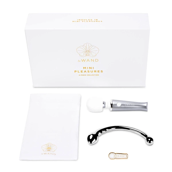 Le Wand Mini Pleasures 4pc Collection - Mini Wand and Mini Hoop