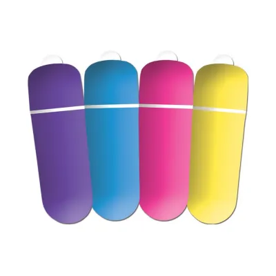Little Secret Soft Touch Bullet 3 Speed Plus Pulsation Four Assorted Colors 12 Pcs display