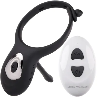 Zero Tolerance Mr Tickler Vibrating Waterproof Rechargeable Silicone Cock Ring With Remote