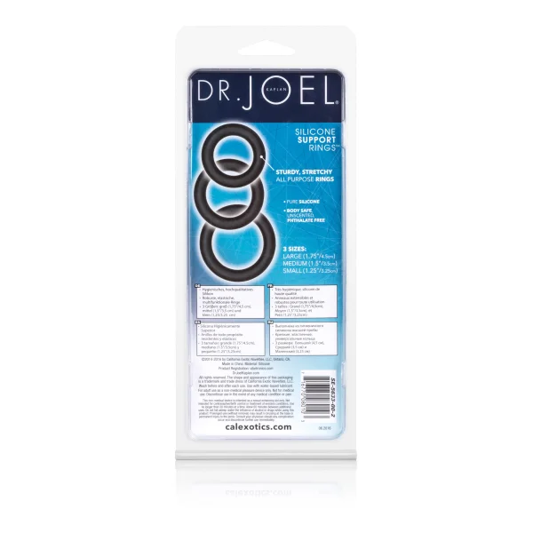 Dr Joel Kaplan Silicone Support Rings - Black