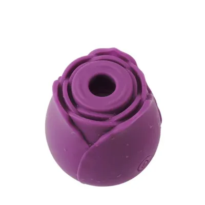 Amore Elegant Rose Suction Vibrator Purple