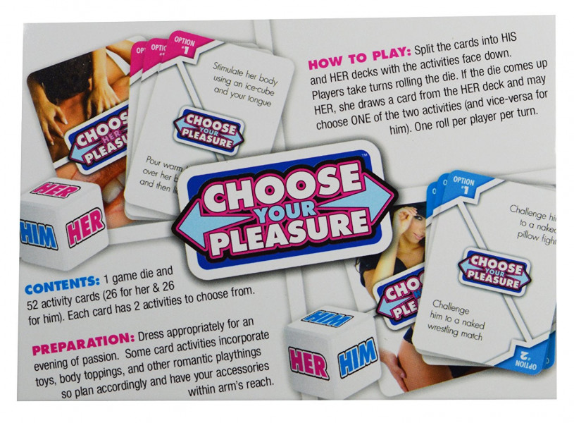Little Genie Productions Choose Your Pleasure Game Adult Card Game