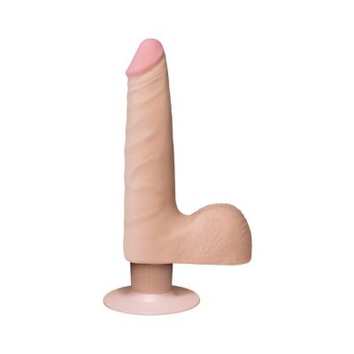 The Realistic Cock Ur3 Slim Vibrating 7 Inch White
