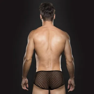 Envy Modern Fishnet Trunk