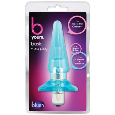 Blush Novelties Blush Blush B Yours Basic Vibro Plug Blue
