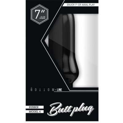 Bottom Line 7 Butt Plug Model 4 Rubber