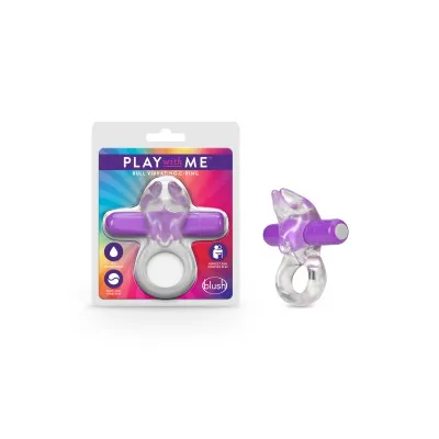 Blush Play with Me Bull Vibrating C Ring Purple