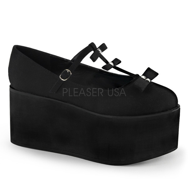 3 1/4 inches PF T Strap w/Bows & Pyramid Studs Detail — image 5 of 12