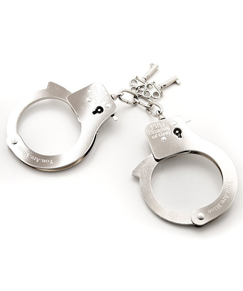 You Are Mine Metal Handcuffs