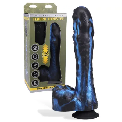 Doc Johnson Tendril Thruster 8 5 Mini Blue Sex Machine