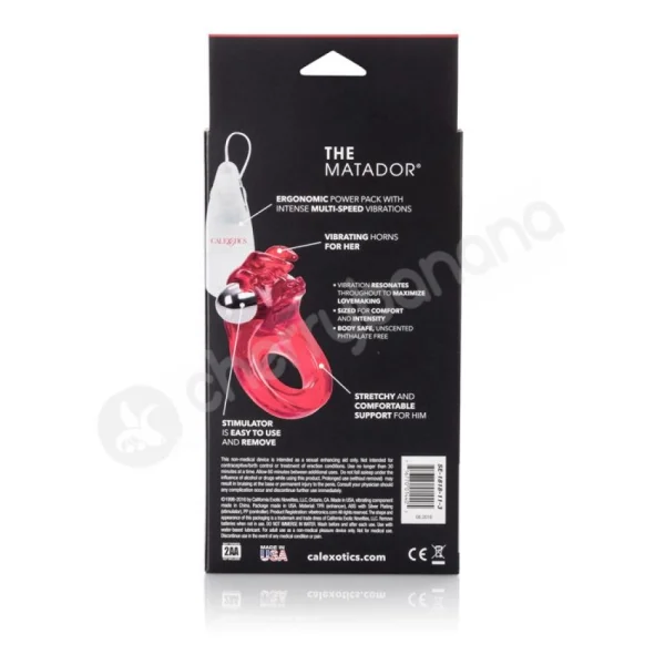 The Matador Red Cock Ring