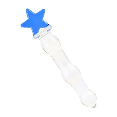 Lucent Large Star Handle Glass Massager