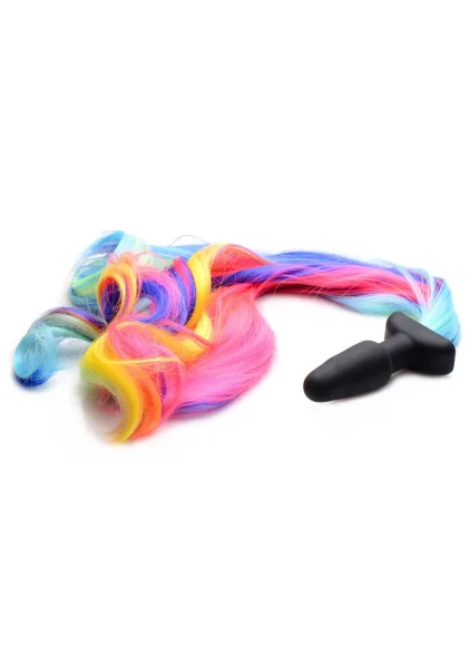 Tailz Rainbow Pony Tail Anal Plug