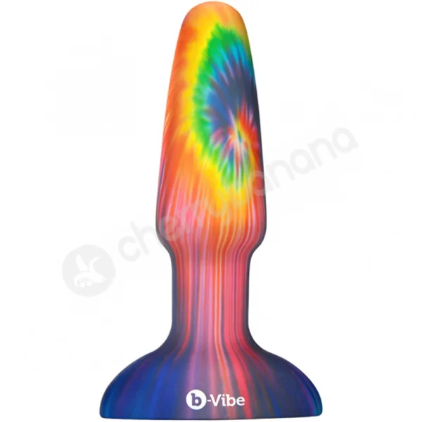 B-Vibe Peace & Love Tie-Dye Remote Rimming Plug