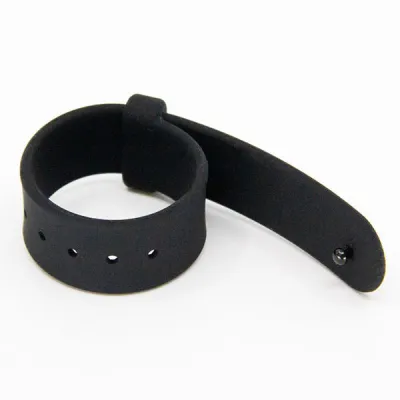 Love In Leather Adjustable Seamless Silicone Cock Ring