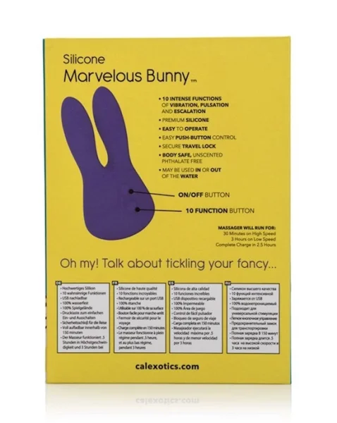 Mini Marvels Silicone Marvelous Bunny - Purple