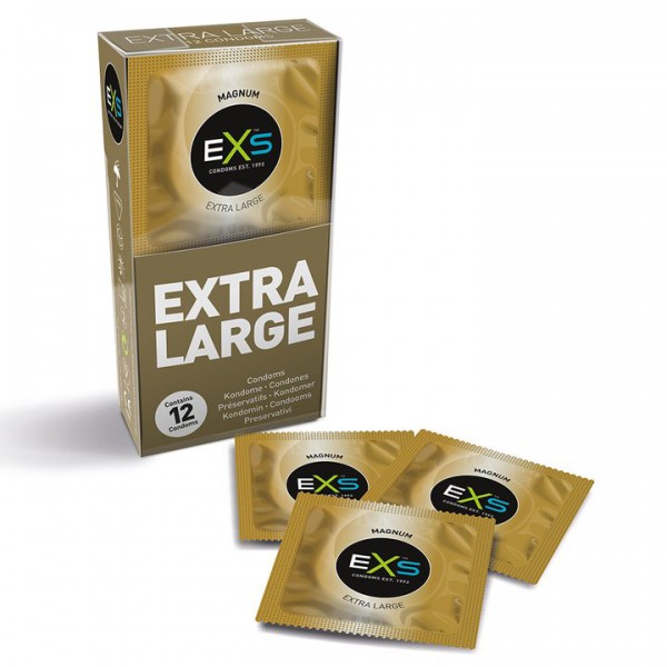 EXS Magnum Large Condoms – 12 pack