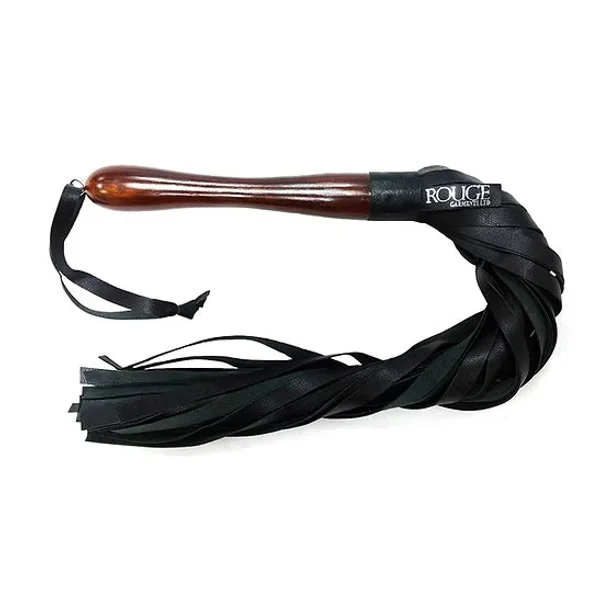Wooden Handle Leather Flogger — image 22 of 25