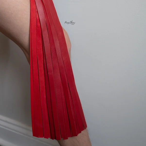 Wooden Handle Leather Flogger — image 11 of 25