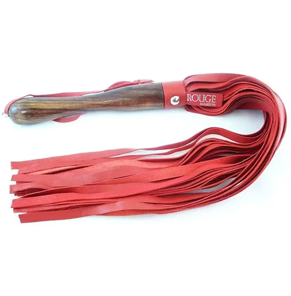 Wooden Handle Leather Flogger — image 24 of 25