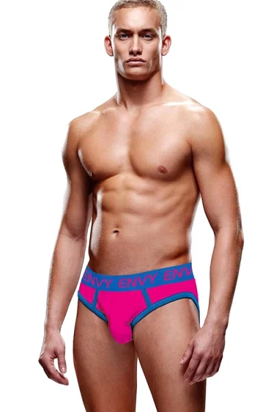 Solid Jock - Pink and Blue Contrasting Jockstrap By Baci