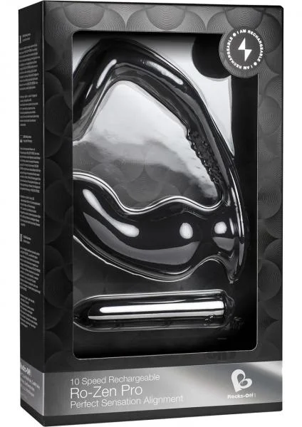 Ro-Zen Pro Rechargeable 10X Black Prostate Massager — image 2 of 8