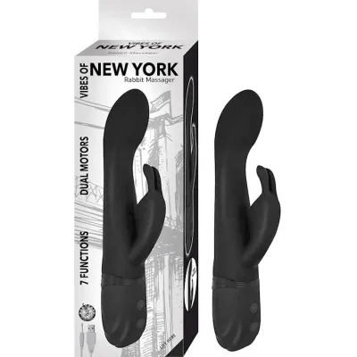 Nass Toys Vibes Of New York Rabbit Massager 9 Inch