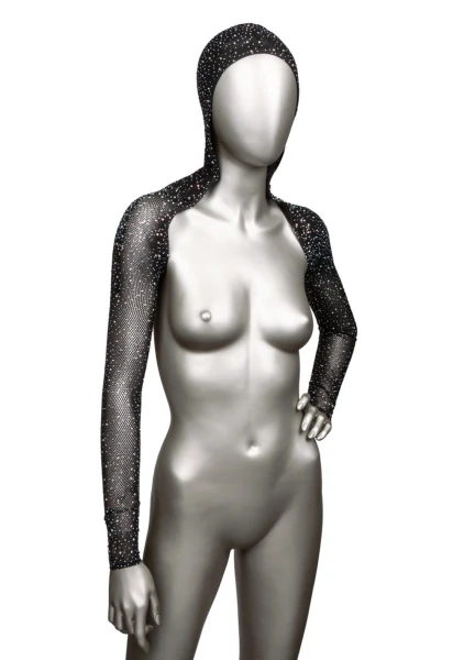 Radiance Plus Size Hooded Shoulder Shrug by CalExotics
