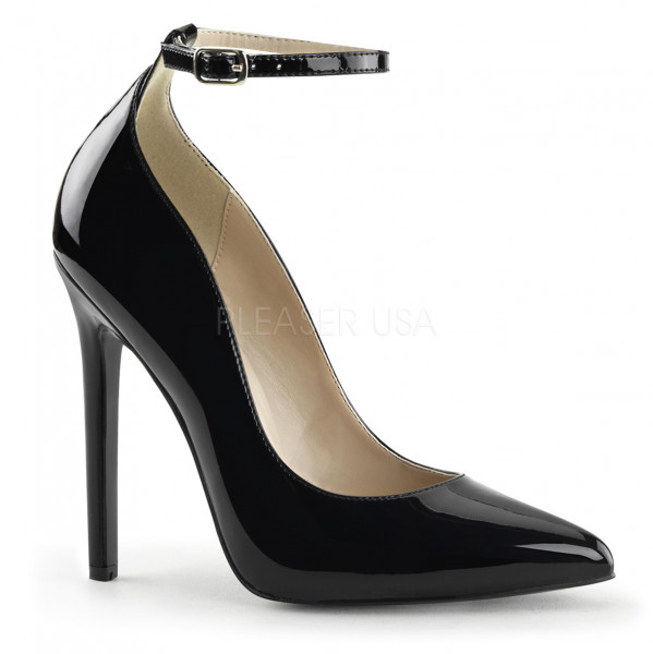 5 inches Heel Ankle Strap Pointed Toe Pump — image 5 of 8