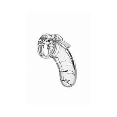 Mancage Model 03 Chastity 4 5in Cock Cage Transparent