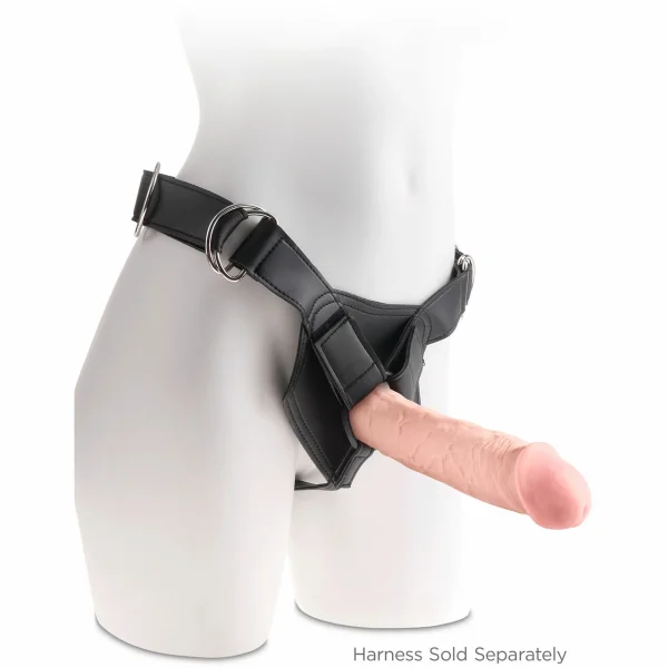 King Cock Plus 11" Triple Density Cock With Suction Cup Base - Vanilla