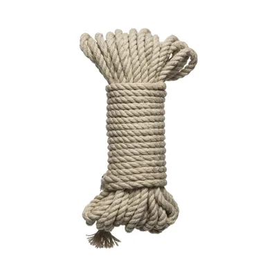 Kink Bind Tie Hemp Bondage Rope 30 Feet Natural