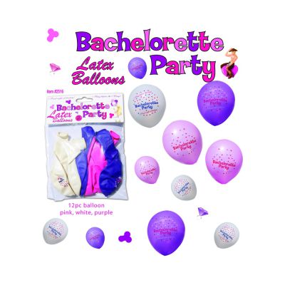 Bachelorette Party Balloons 12pc Asst