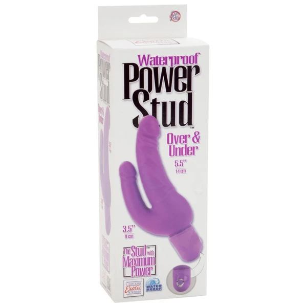California Exotic Waterproof Power Stud Over & Under - Purple