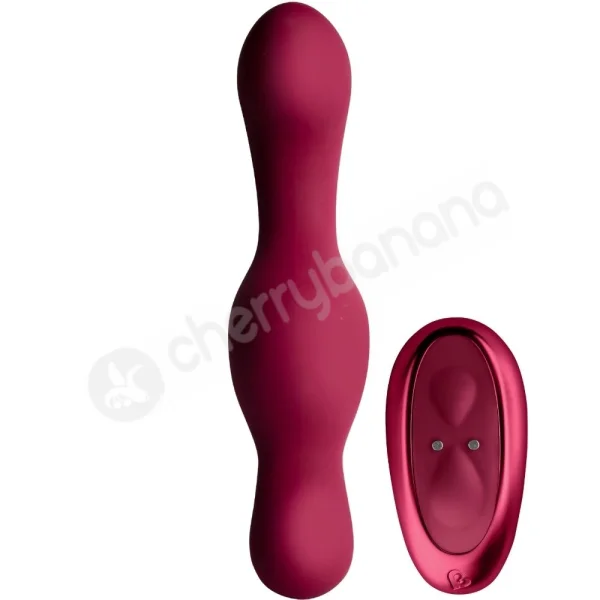 Rocks Off Ruby Glow Blush Ride On Vibrator Dual Purpose Pleasure Wand & Saddle Vibe