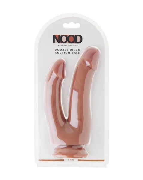 Nood Double Shaft Realskin Dildo - 7 Inch