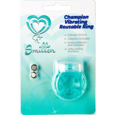 Champion Vibrating Reusable Ring Sea Blue