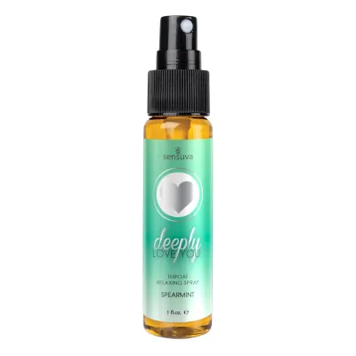 Deeply Love You Spearmint Throat Relaxing Spray 1 Fl Oz Bottle